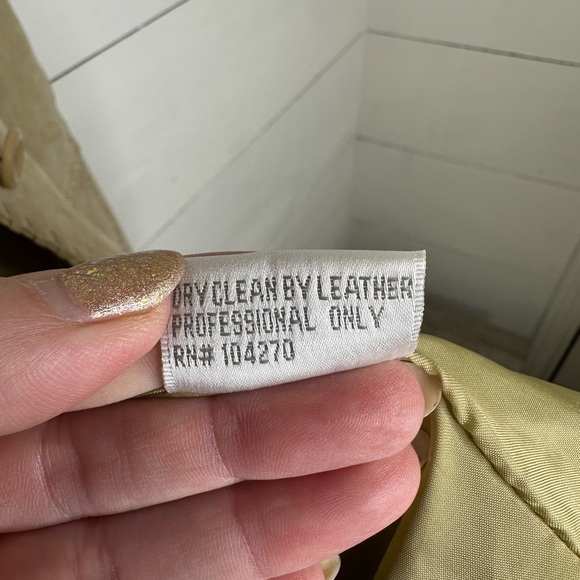 Vintage Charlotte Russe Tan Suede Leather Blazer Women’s 100% Leather Western M - Picture 6 of 7